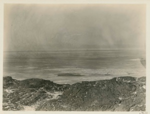 Image of Cape Sabine from Refuge Harbor